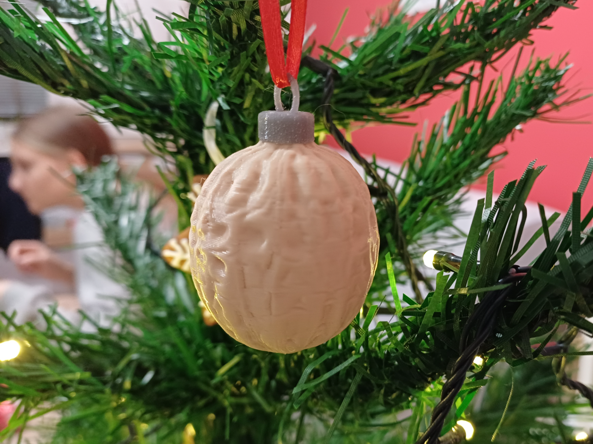 Christmas Tree Ornament Walnut