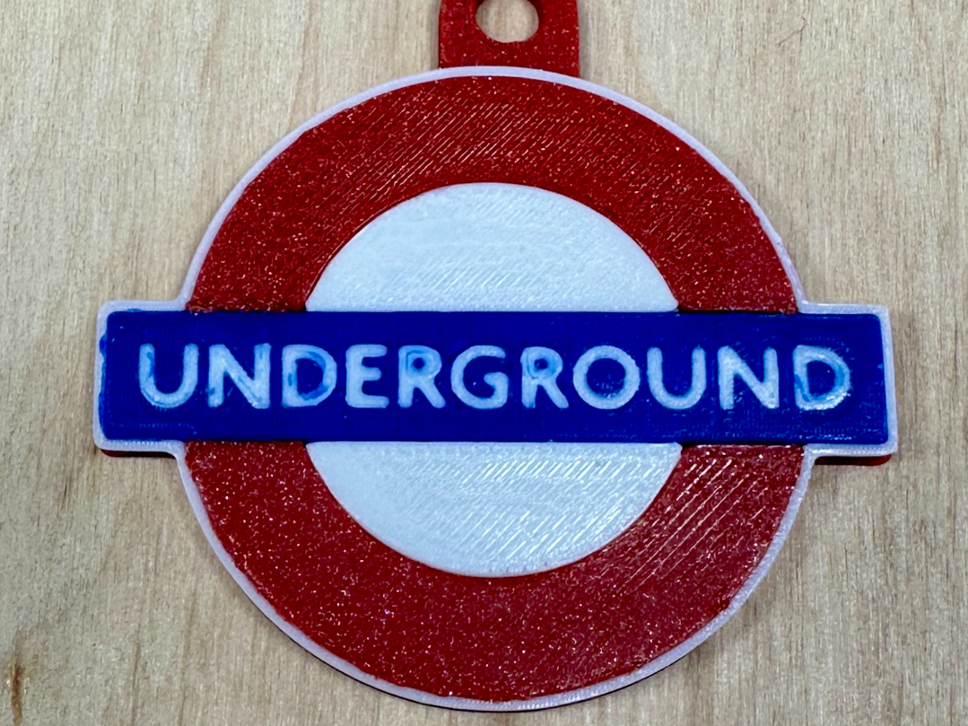 London Underground Keychain