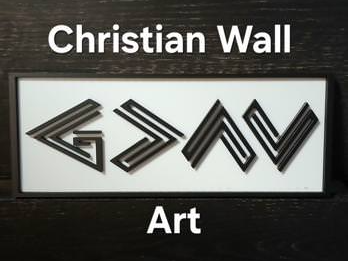 God is Greater (Christian Wall Art)