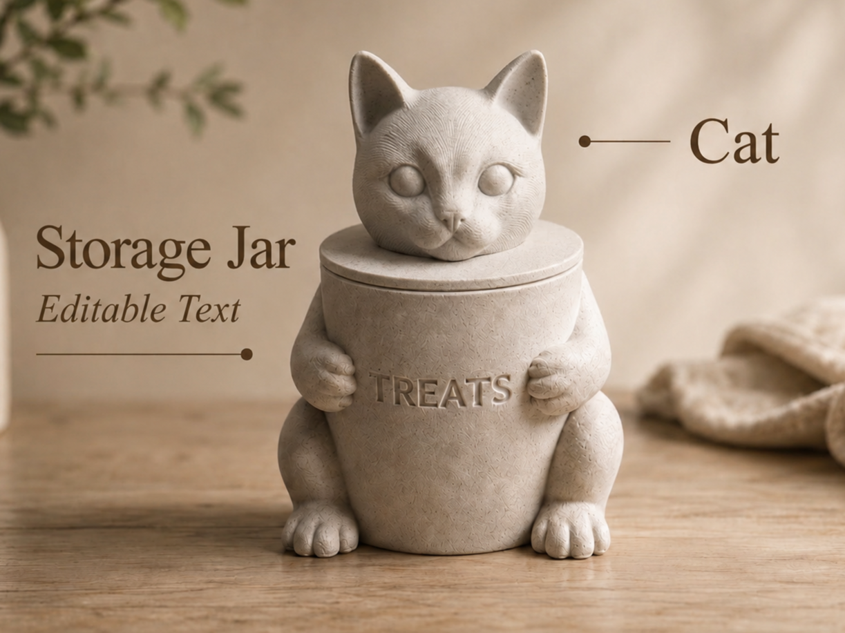Cat Storage Jar