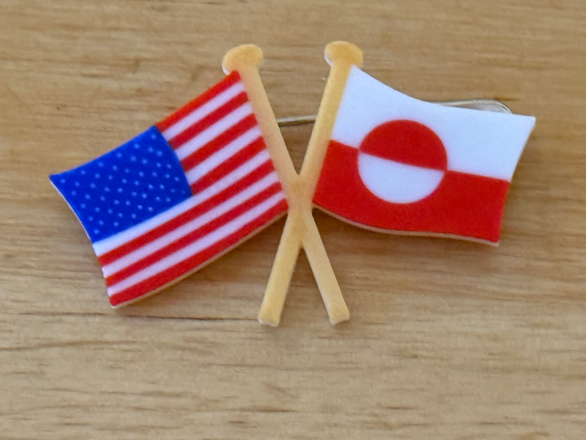 USA Greenland pin