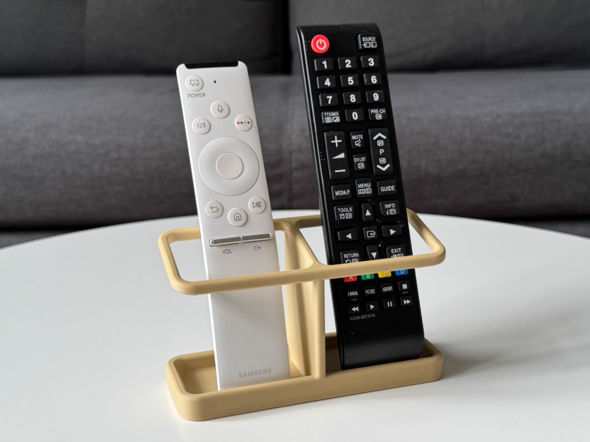 Floating Frame TV Remote Holder – 2-Slot