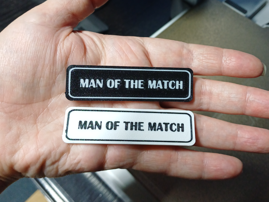 Trophy Name Plate - Customizable Award Plaque V2