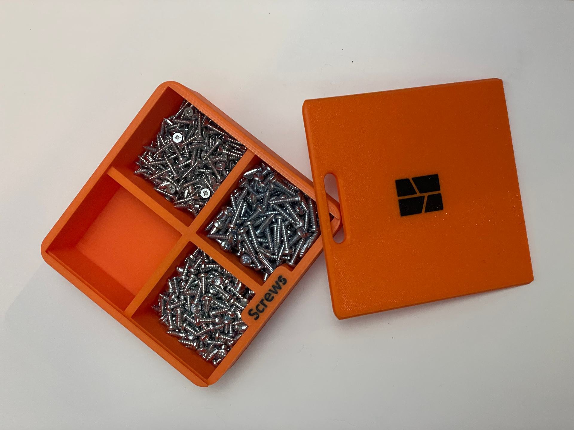Print assembly fastner box