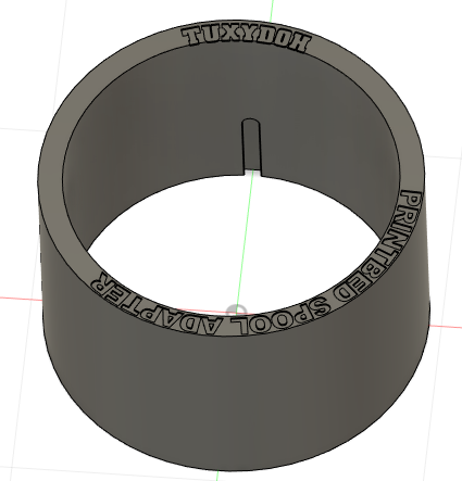 PrintBed Spool adapter for Bambu Master Spool v2