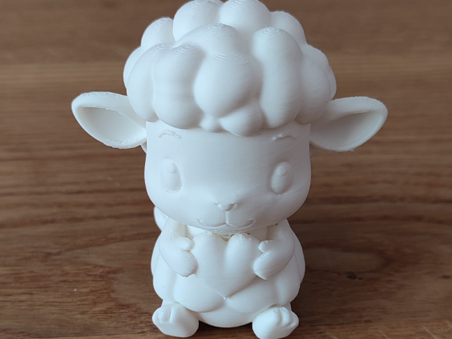 Schaf mit Herz - Figur - Schäfchen - Tierfigur