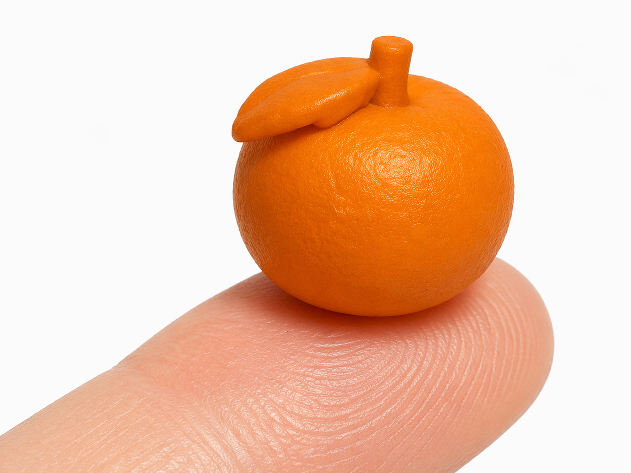 Mini Food Icon Series - #21 Mandarin