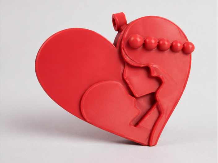 Mother & Child Heart Keychain (Mother’s Day Gift)