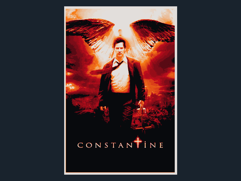 Constantine (Movie Poster - HueForge)