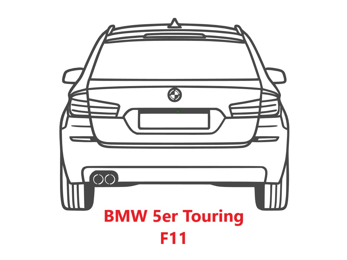 BMW 5er Touring F11 lines skizziert