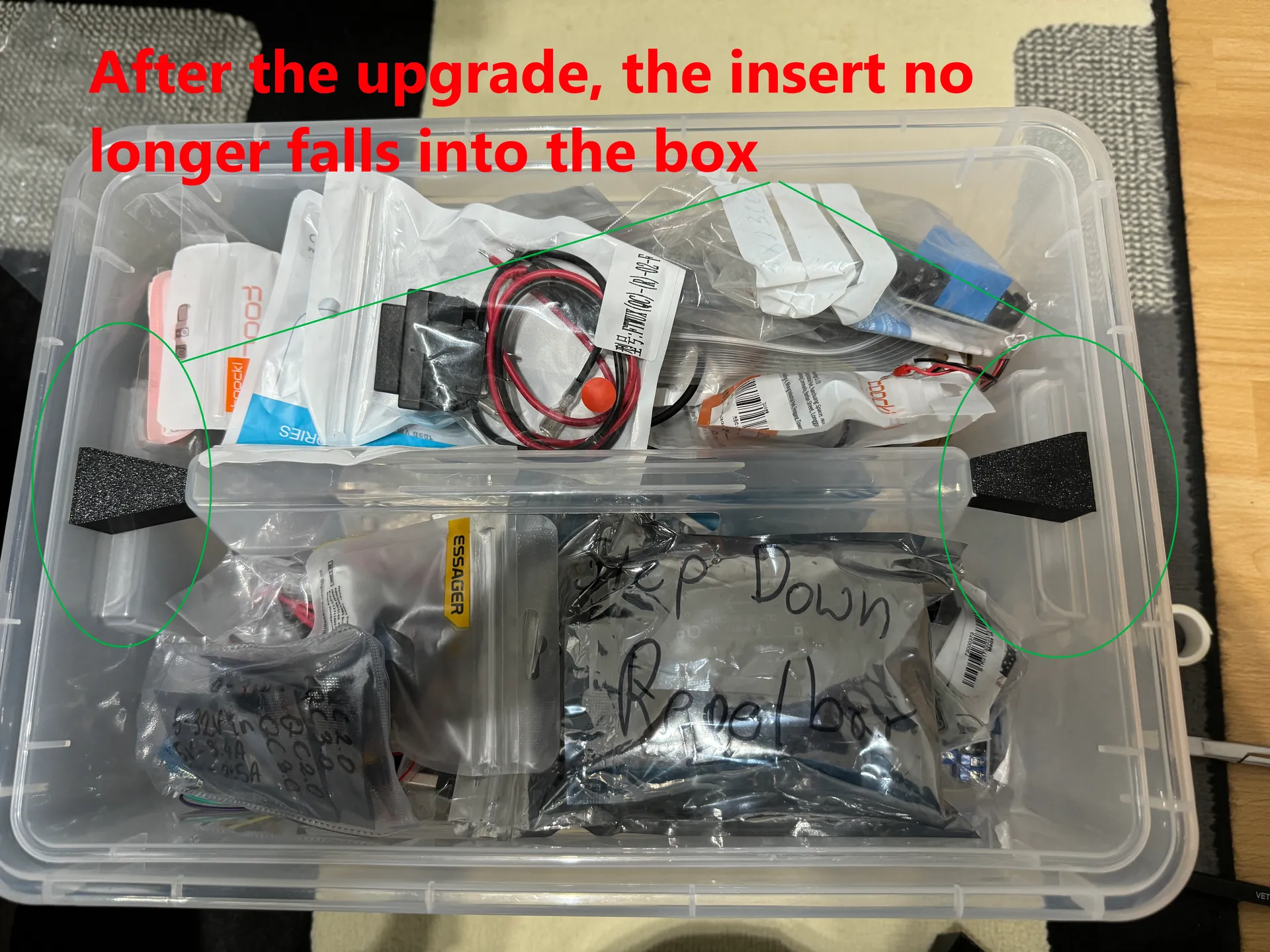 IKEA SAMLA box insert reinforcement UPGRADE