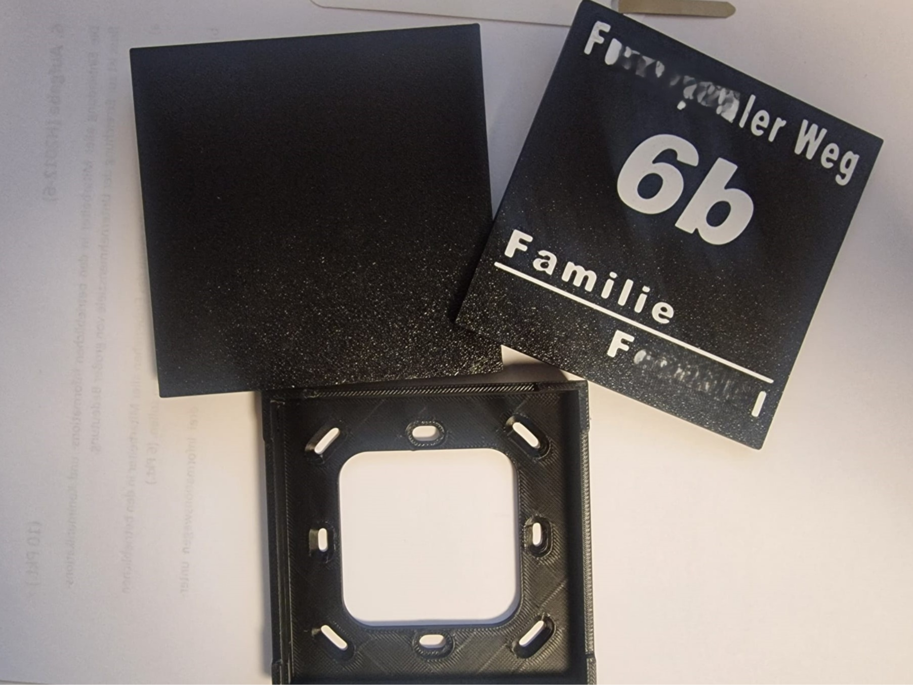 Blende für Loxone Touch/NFC/Intercom/Namensschild