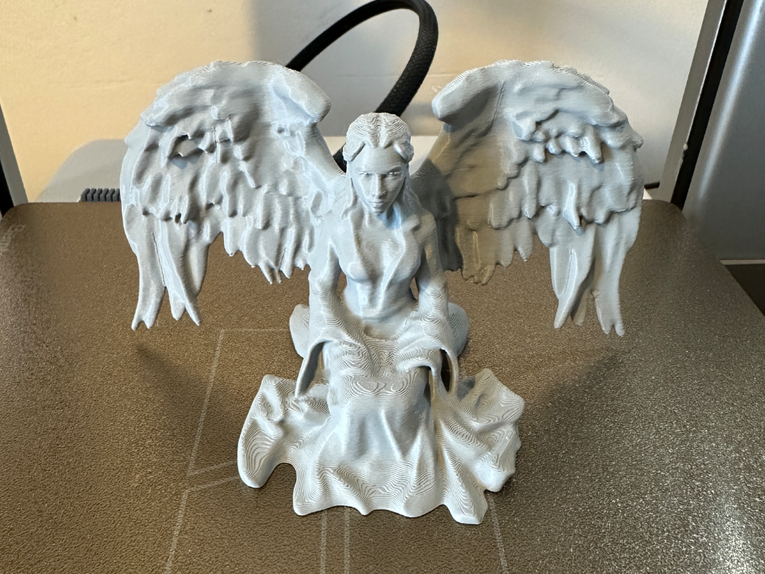 Beautiful Angel Sitting.