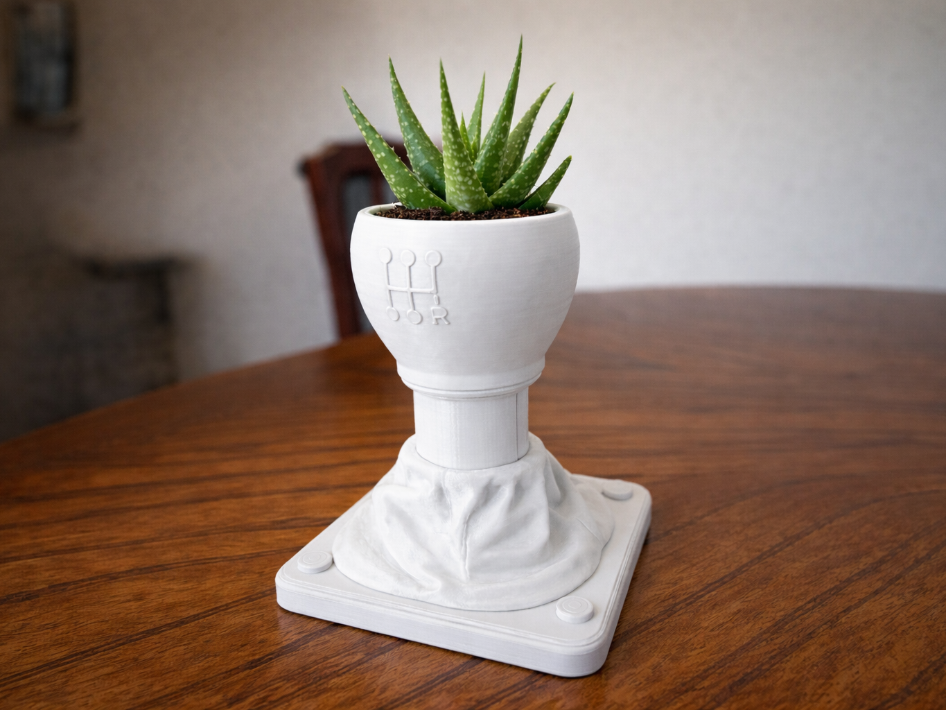 Gear Shift Planter – Decorative 3D Printable Pot