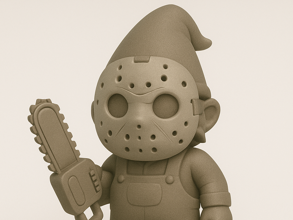Eminem Tribute Gnome Hockey Mask, Chainsaw Edition