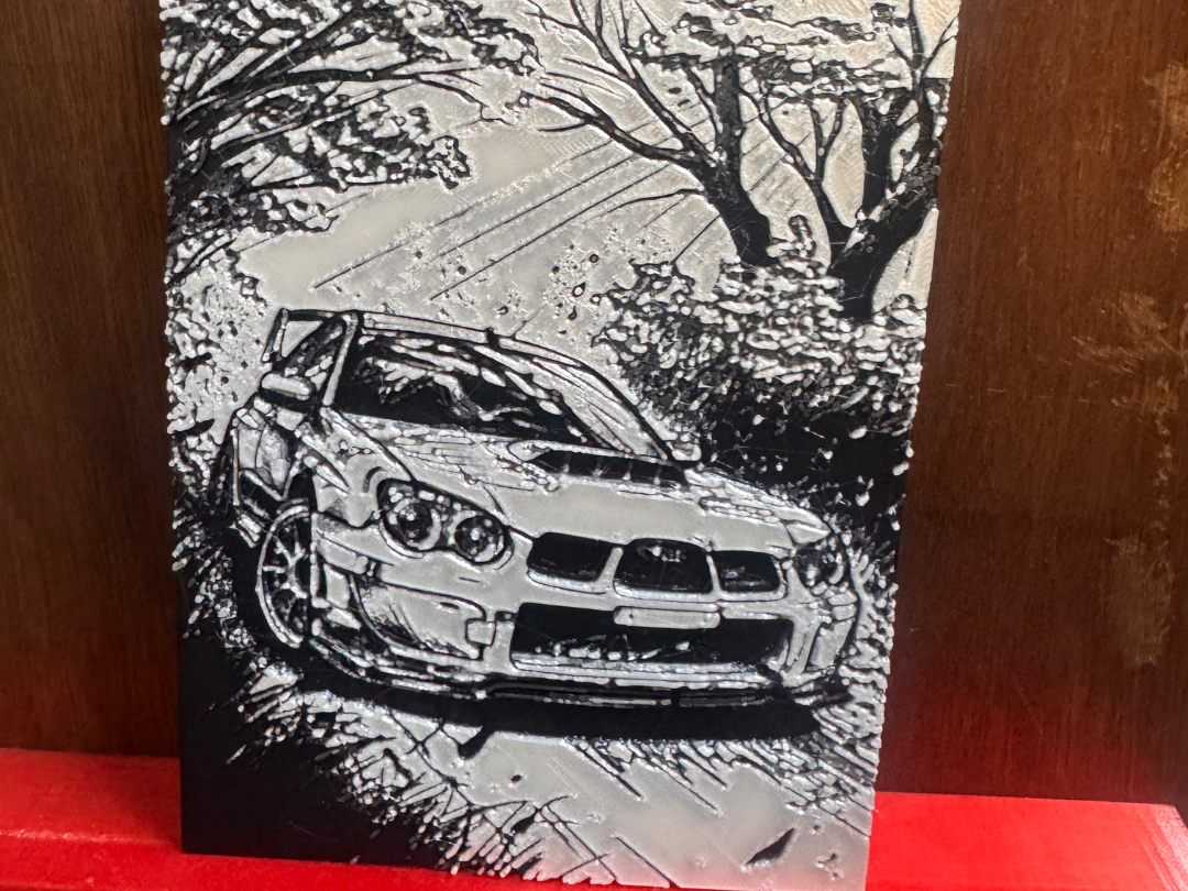 Subaru impreza rally car hue forge