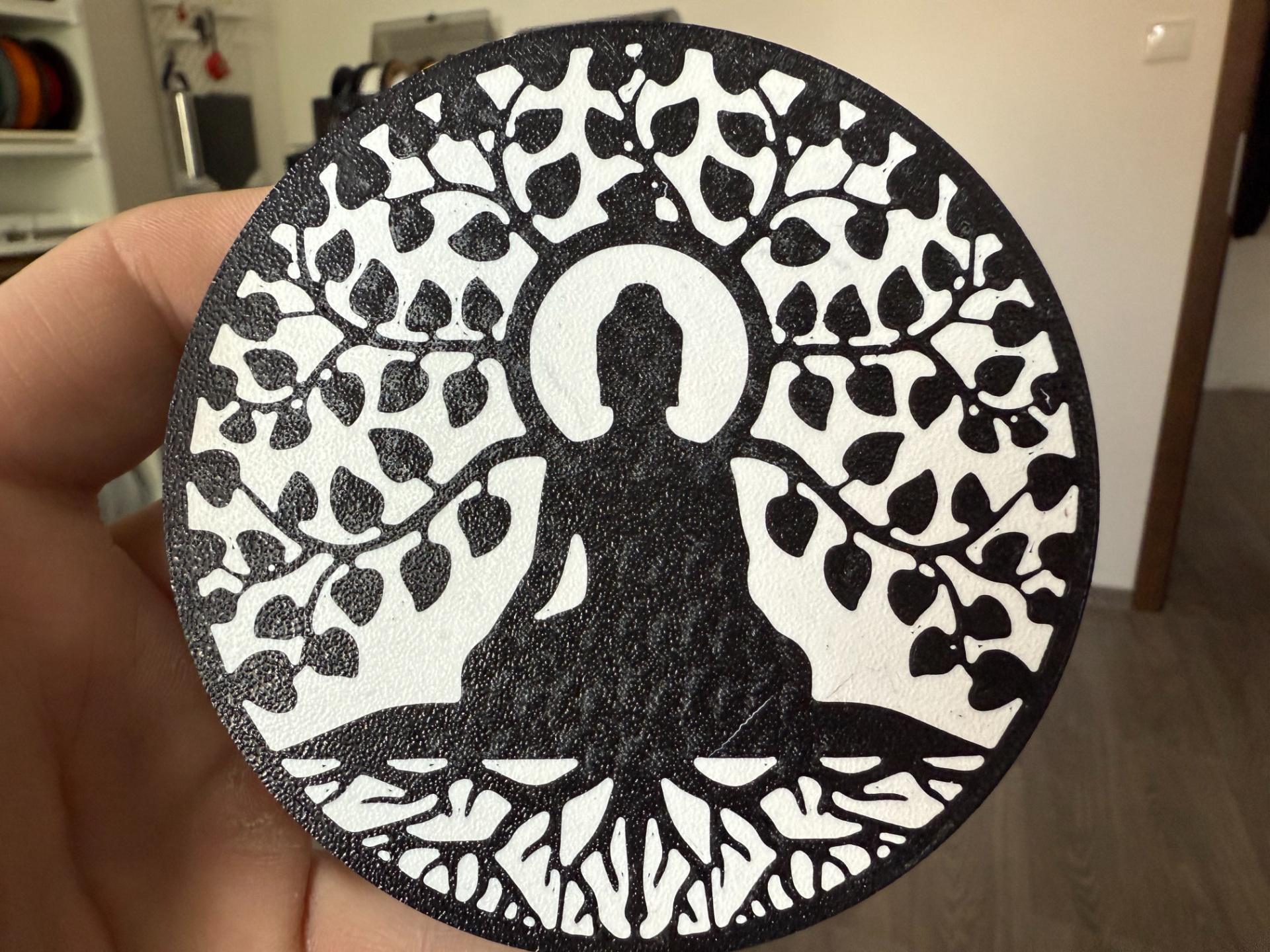 Buddha tree coaster