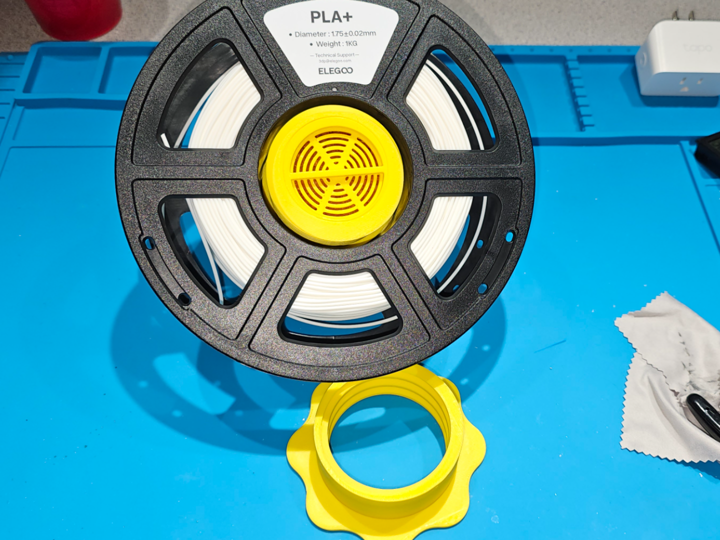 Silica Beads / Desiccant holder spool 72mm+ Elegoo