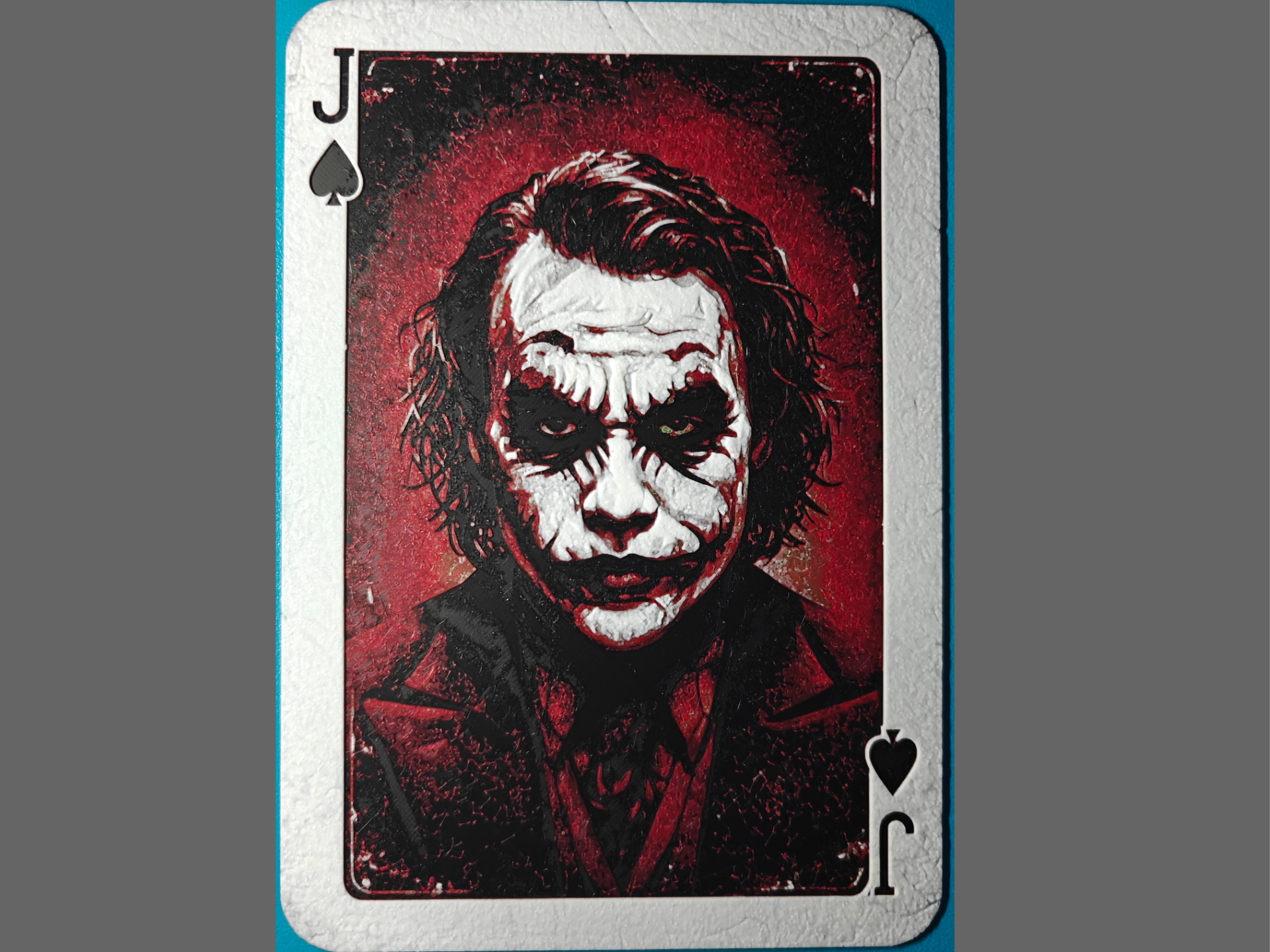 The Joker - Hueforge playingcard