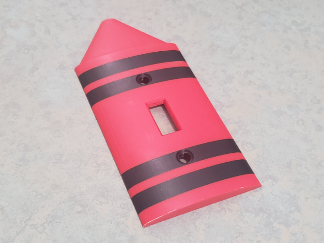 Crayon Light Switch Cover