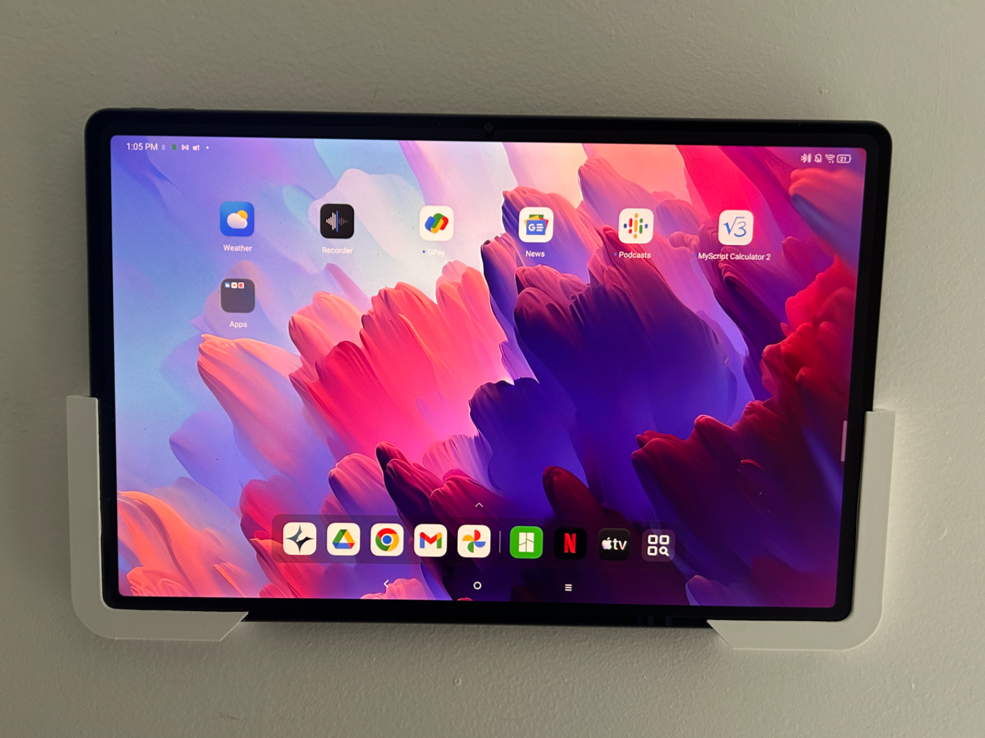 Lenovo 12.7in tablet wall mount