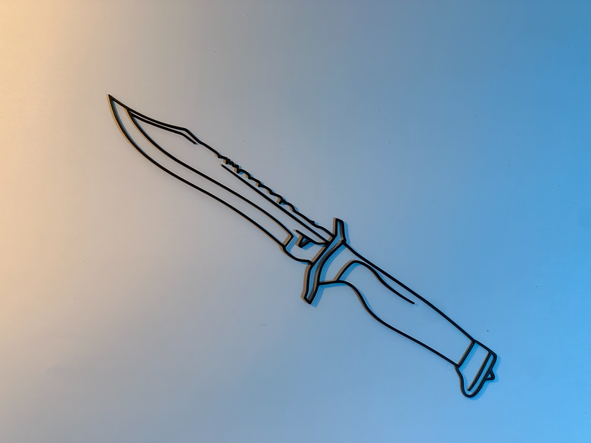 Art mural Bowie Knife CSGO/CS2