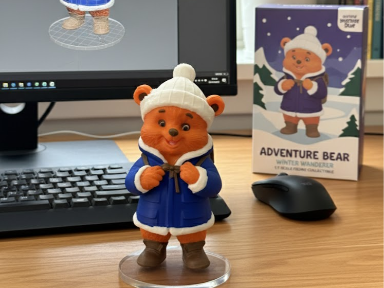 Winter Bear Figurine!