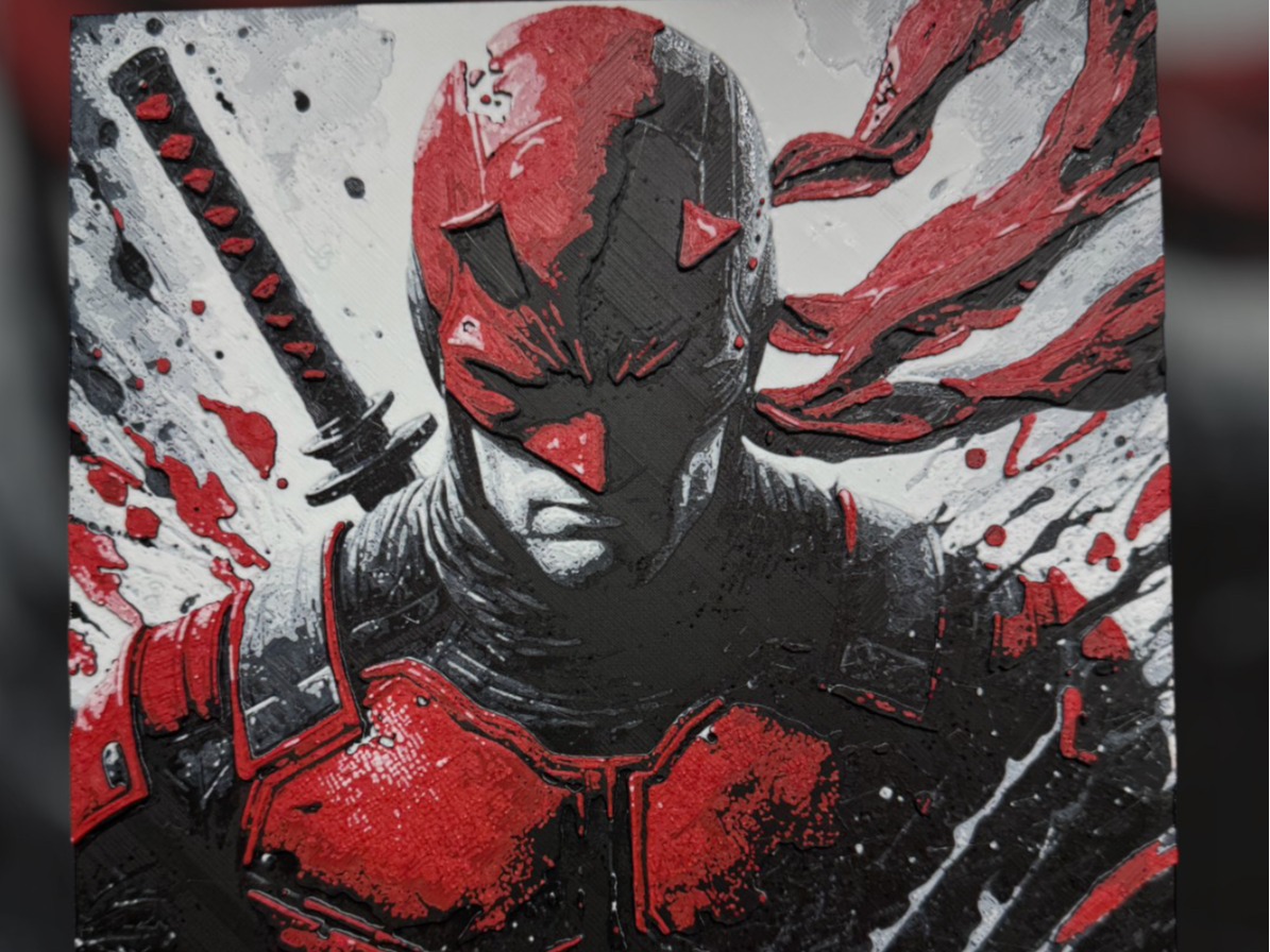DARE DEVIL HUE FORGE WALL ART