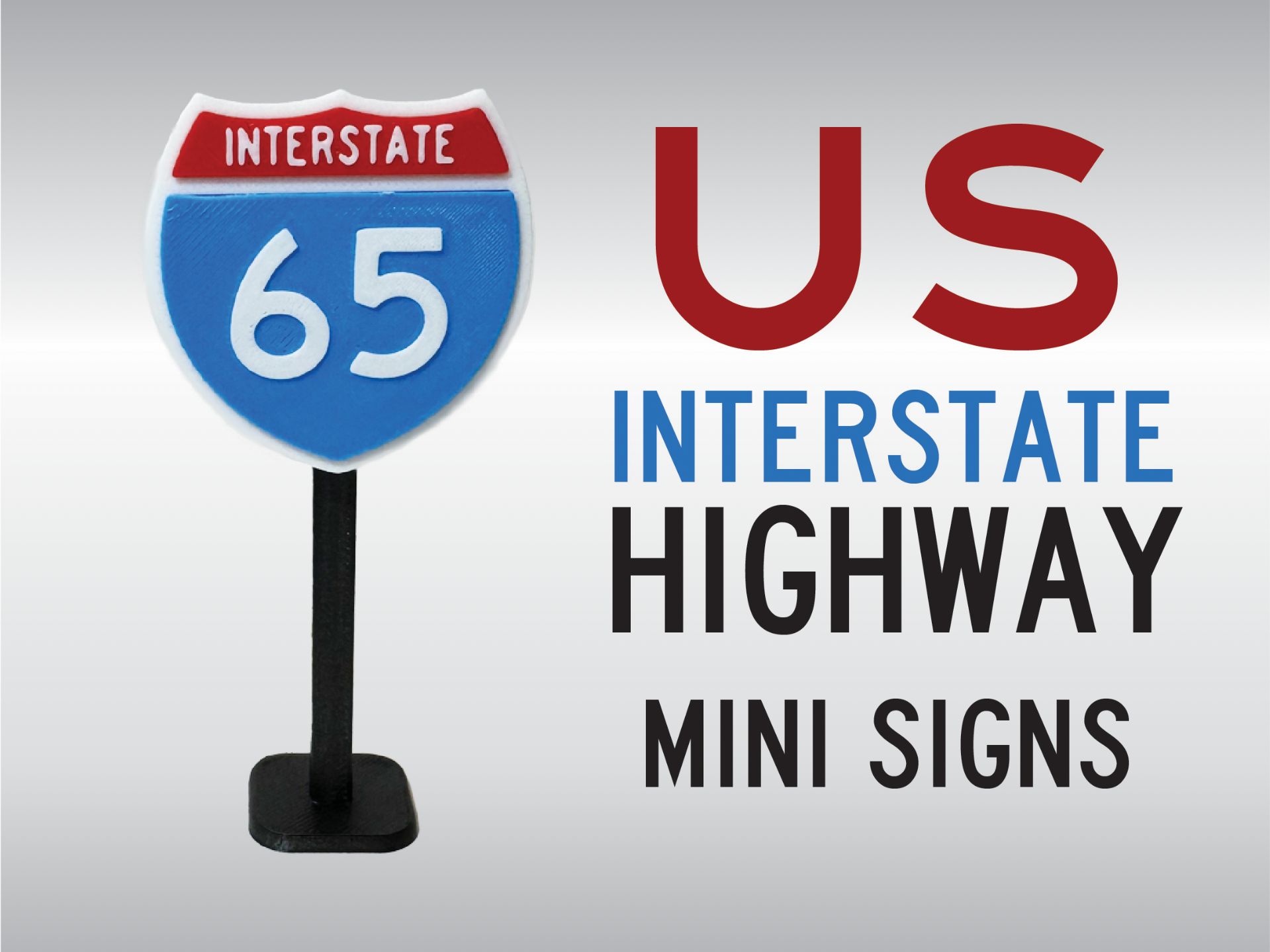 US Interstate Mini Signs