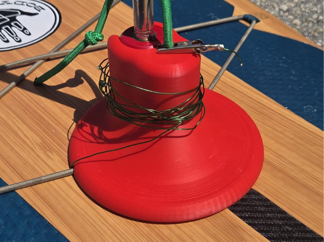 Antenna Mount for Stand Up Paddleboard
