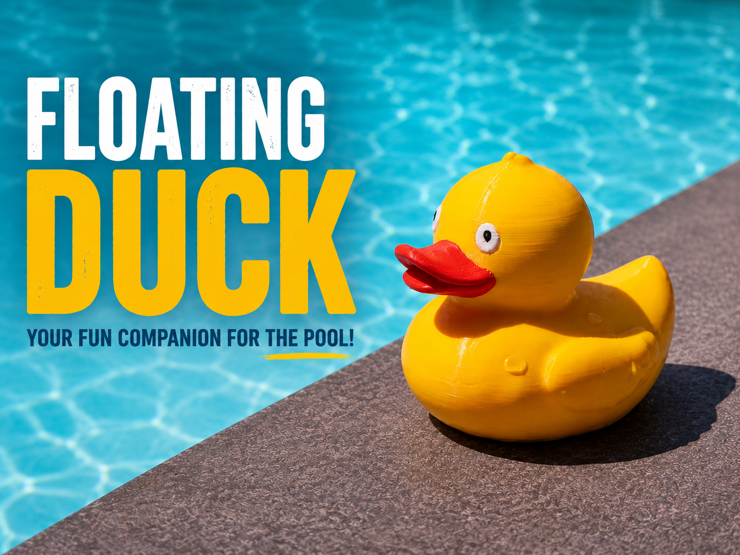 Floating Duck Pooltoy