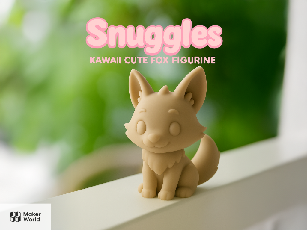 Snuggles – 33 minutes Kawaii Cute Fox Figurine