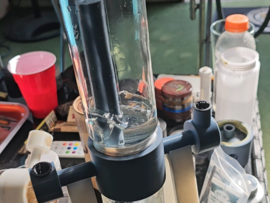 Custom Straight Pipe for Gravity Bubbler Bong