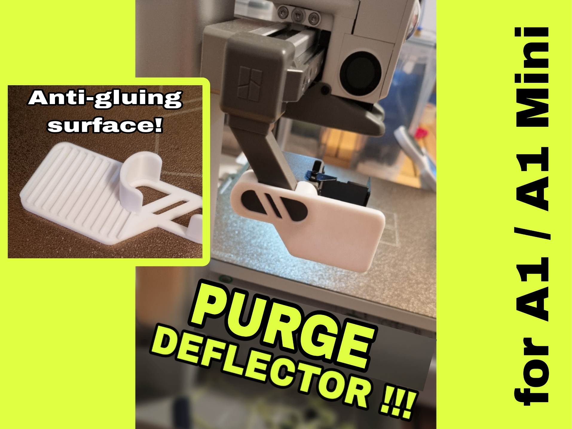 Purge Deflector A1 / A1 mini - Deflettore scarti