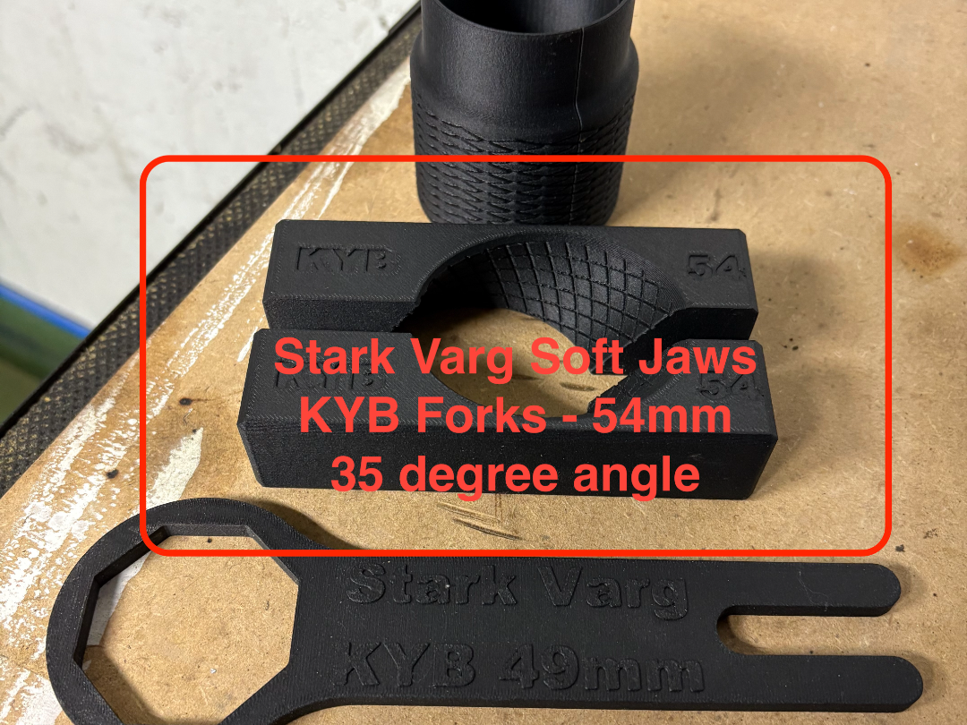 Stark Varg Soft Jaws - 54mm at 35 degree angle
