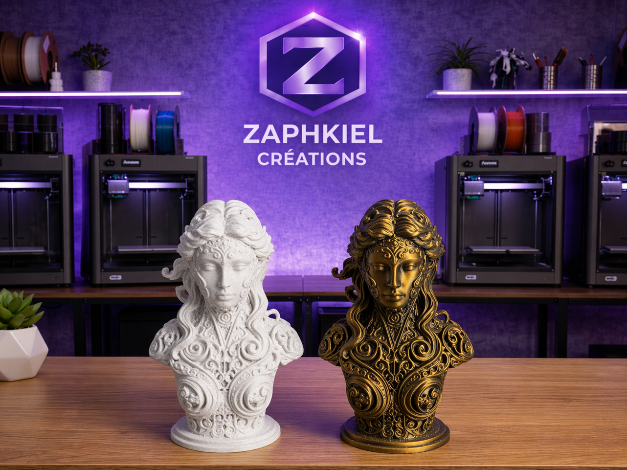 Female Bust v.1 – Elegant Sculpture