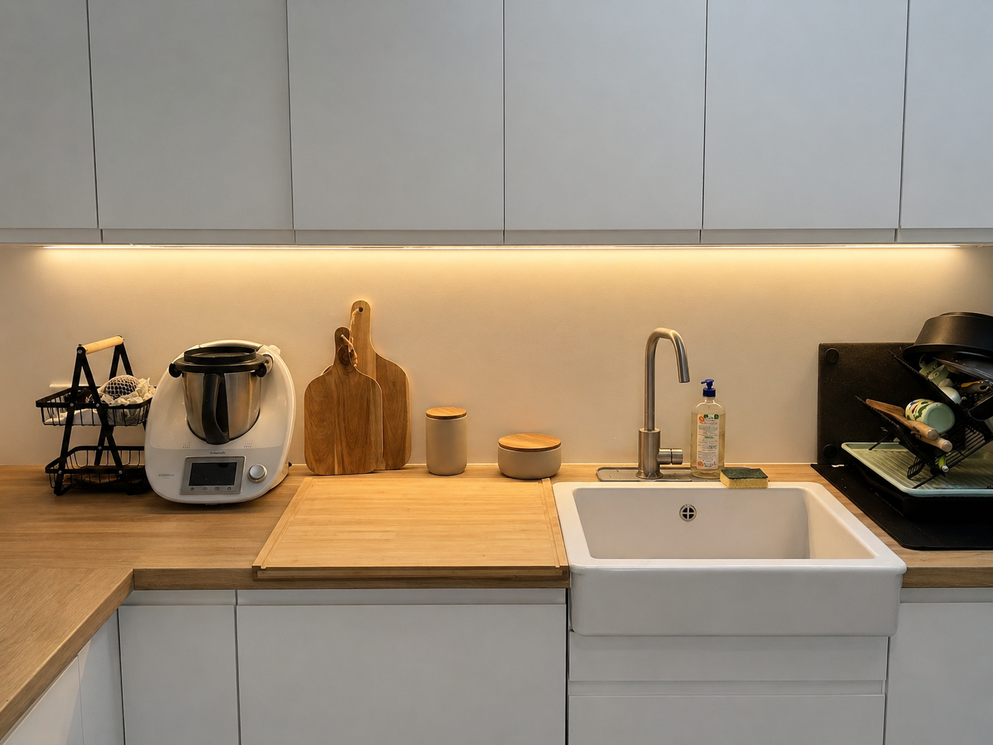 LED Strip Holder Kitchen Lighting Mount