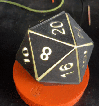 Floating D20 Of Power