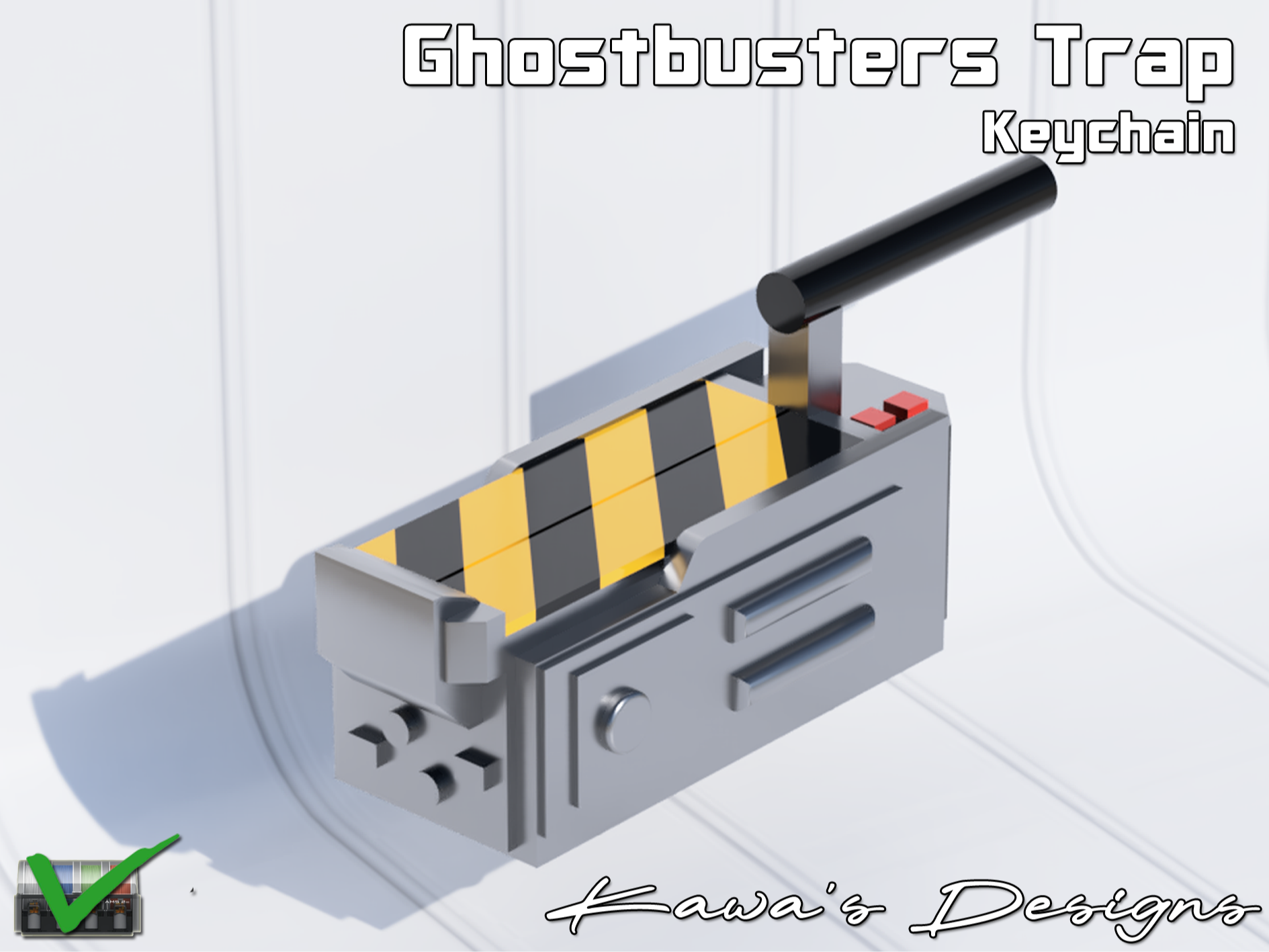 Ghostbusters Trap Keychain