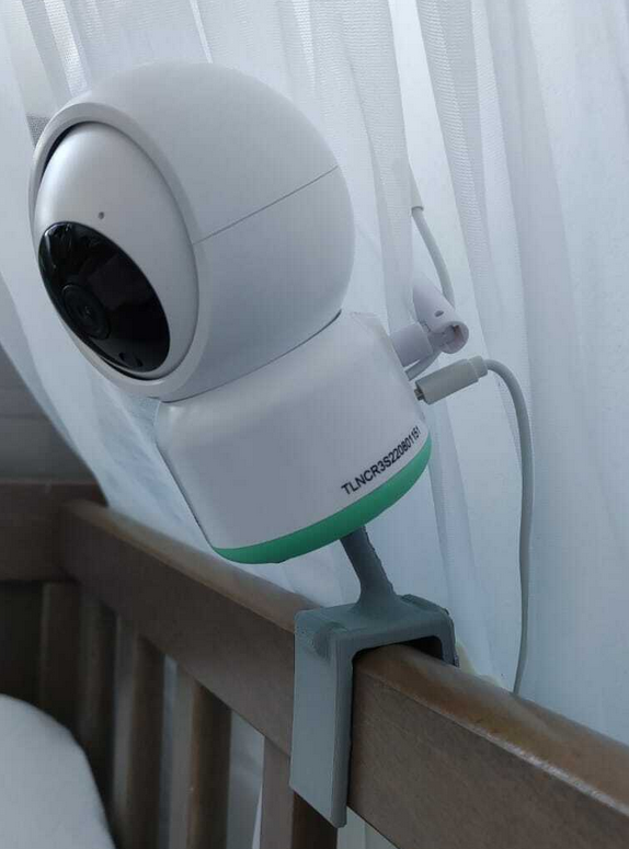 TrueLife NannyCam R3_stand for child bed leaning