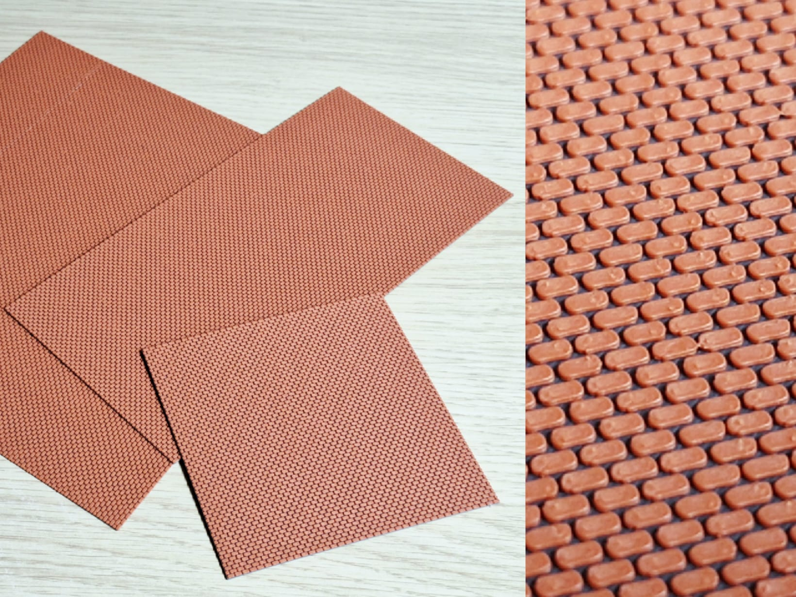 brick wall / floor tiles panel
