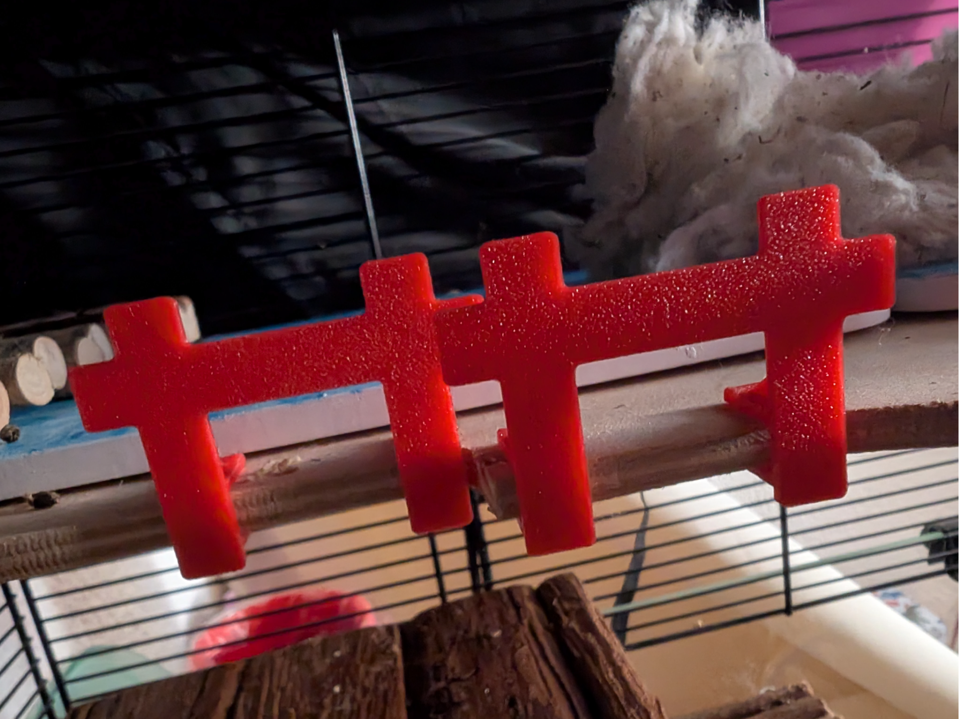 Hamster cage fence