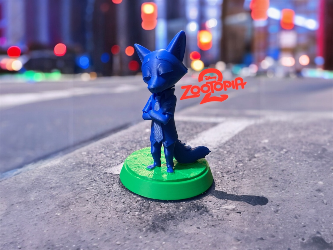 ZOOTOPIA Nick figure and base