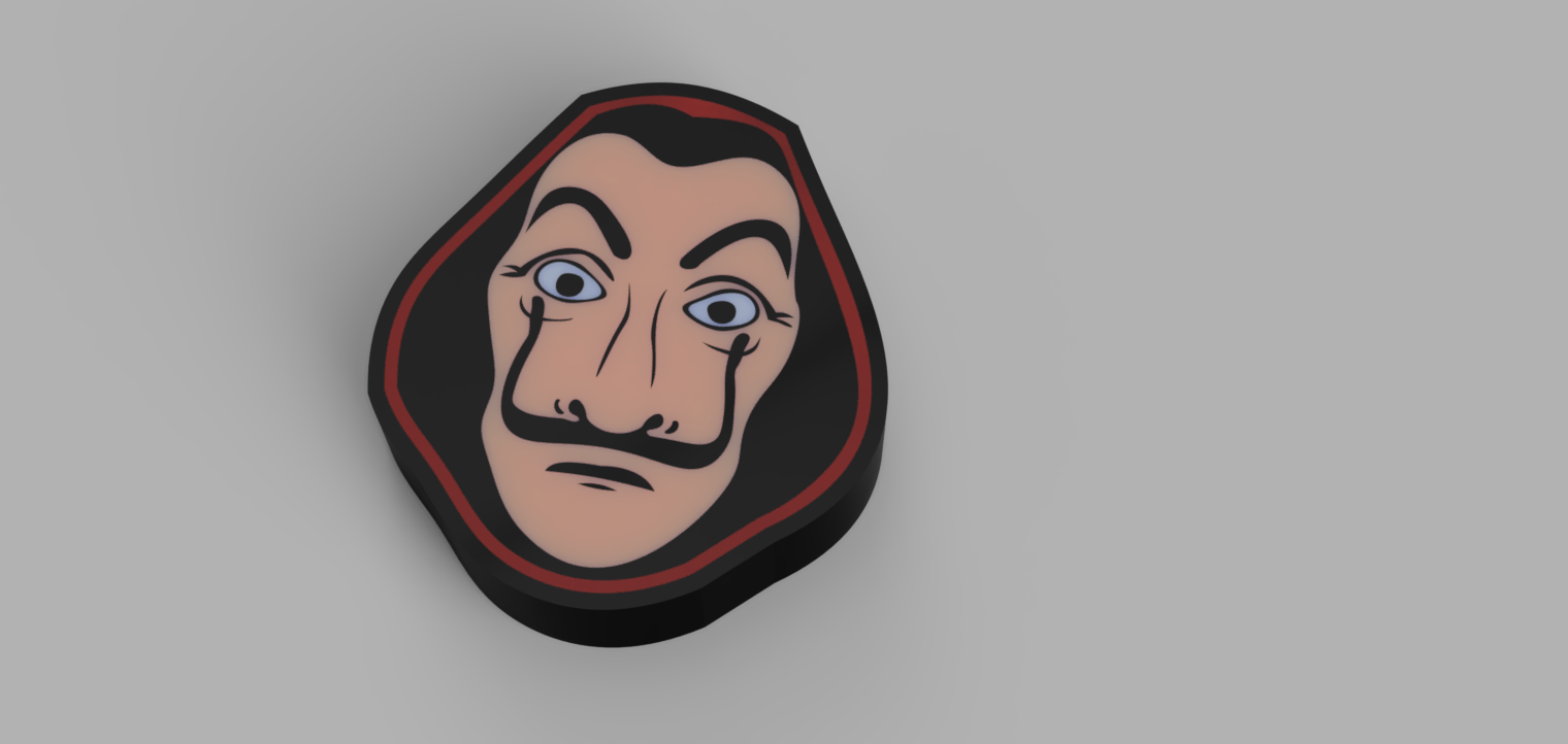 La Casa De Papel (Dali) Mask Light Box