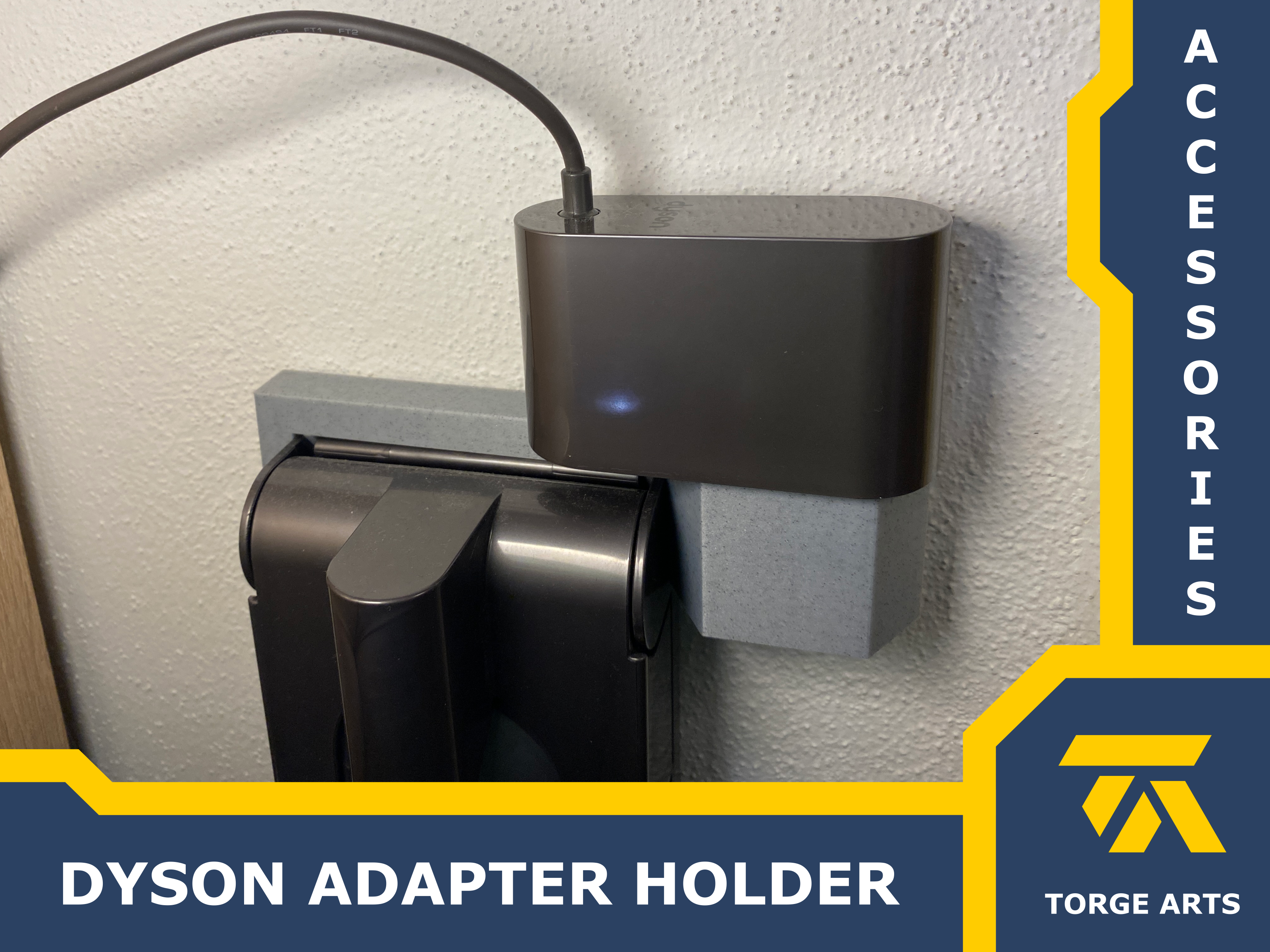 Dyson power adapter holder