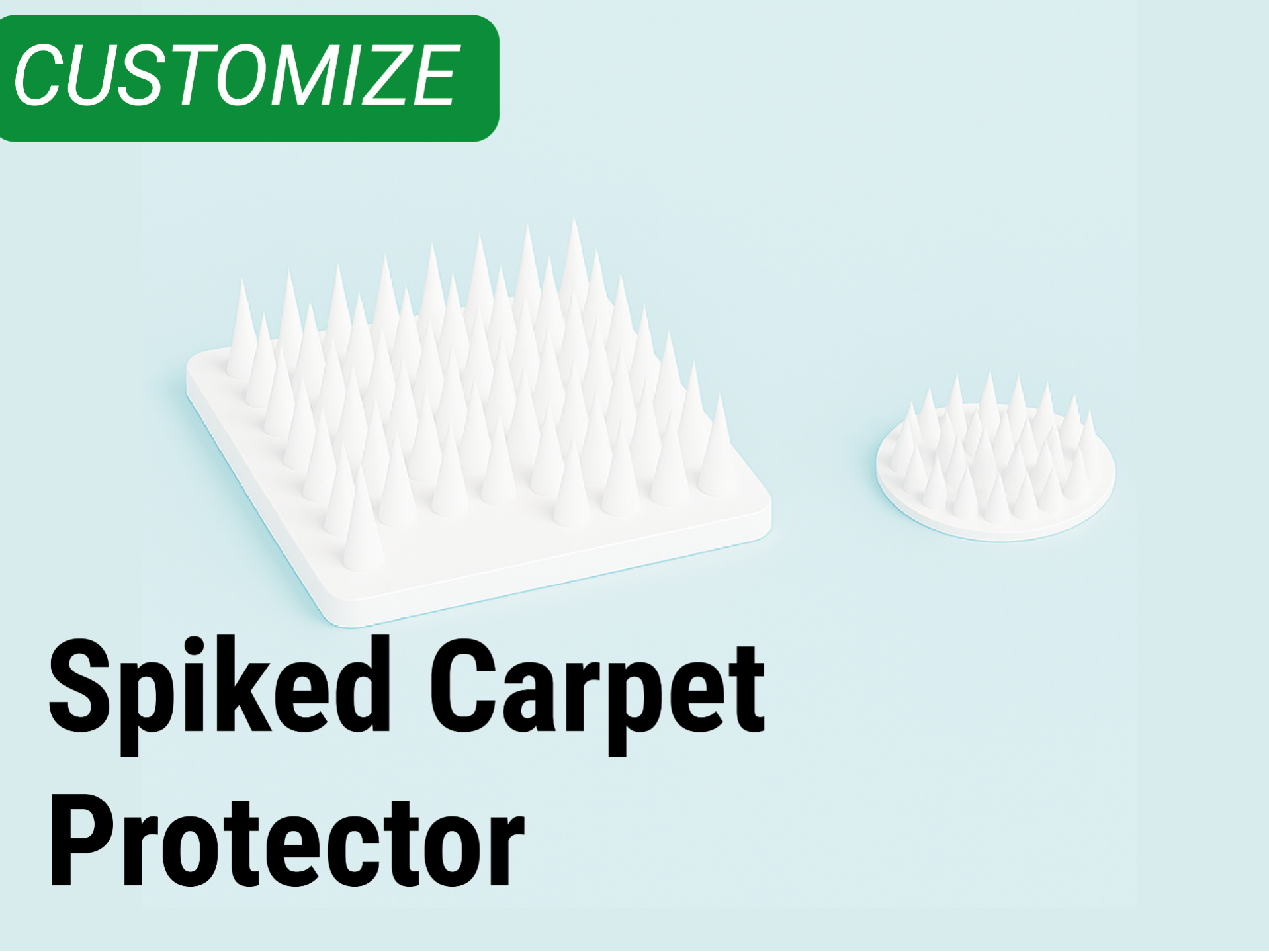 Furniture Spiked Carpet Protector – Customizable