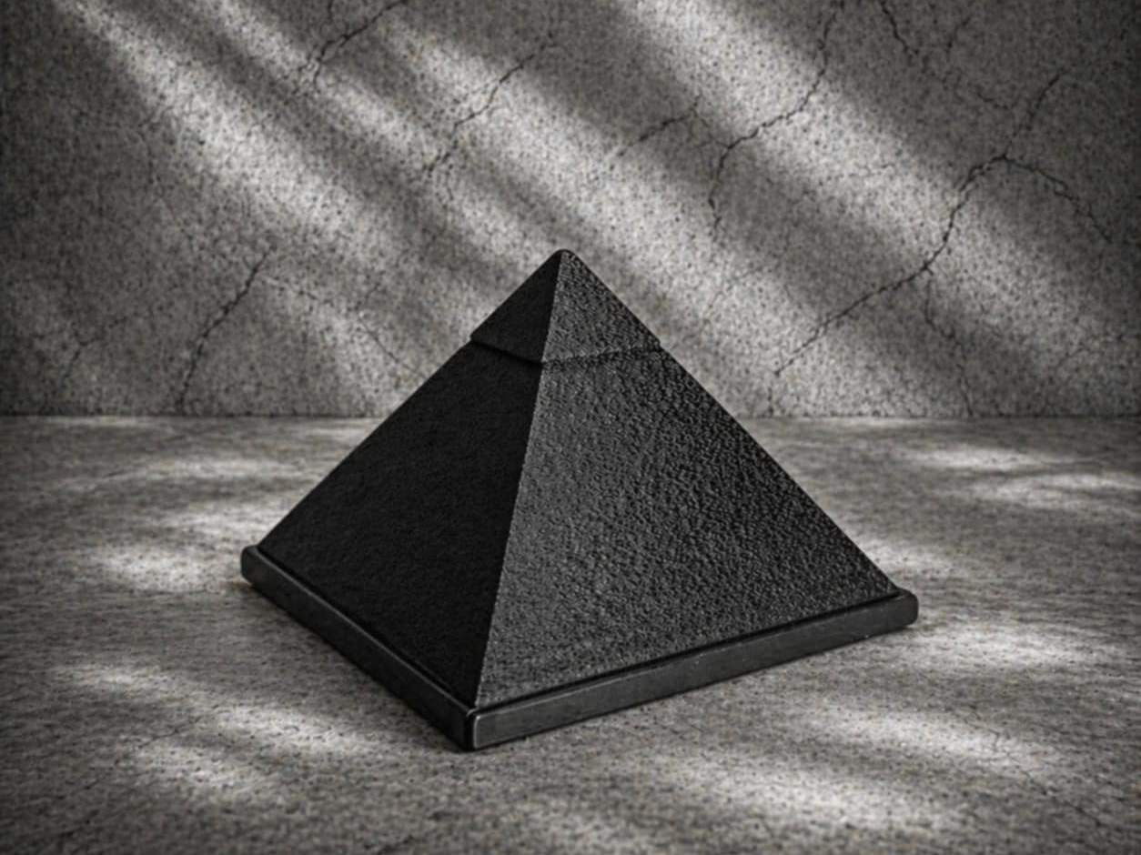 Pyramid Phone Stand – Sliding Hidden Phone Holder