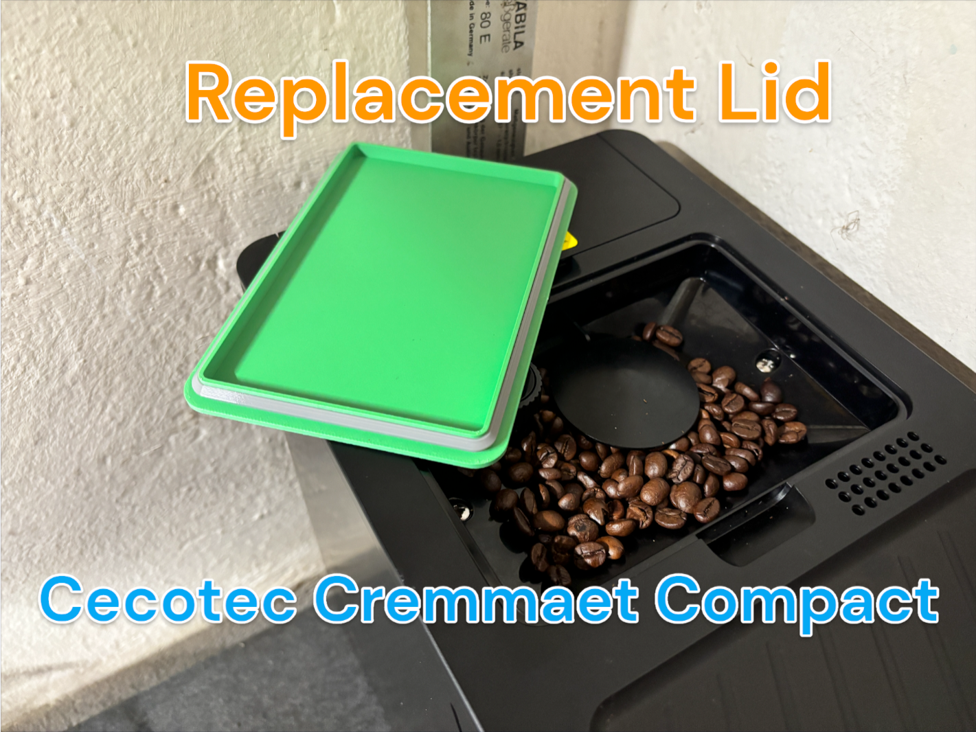 Replacement Lid Hopper Cecotec Cremmaet Compact