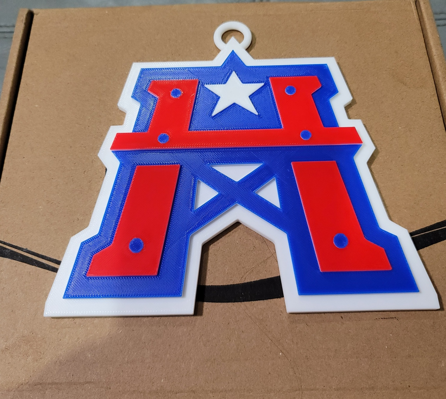 UFL HOUSTON ROUGHNECKS 3D Logo 180mm series