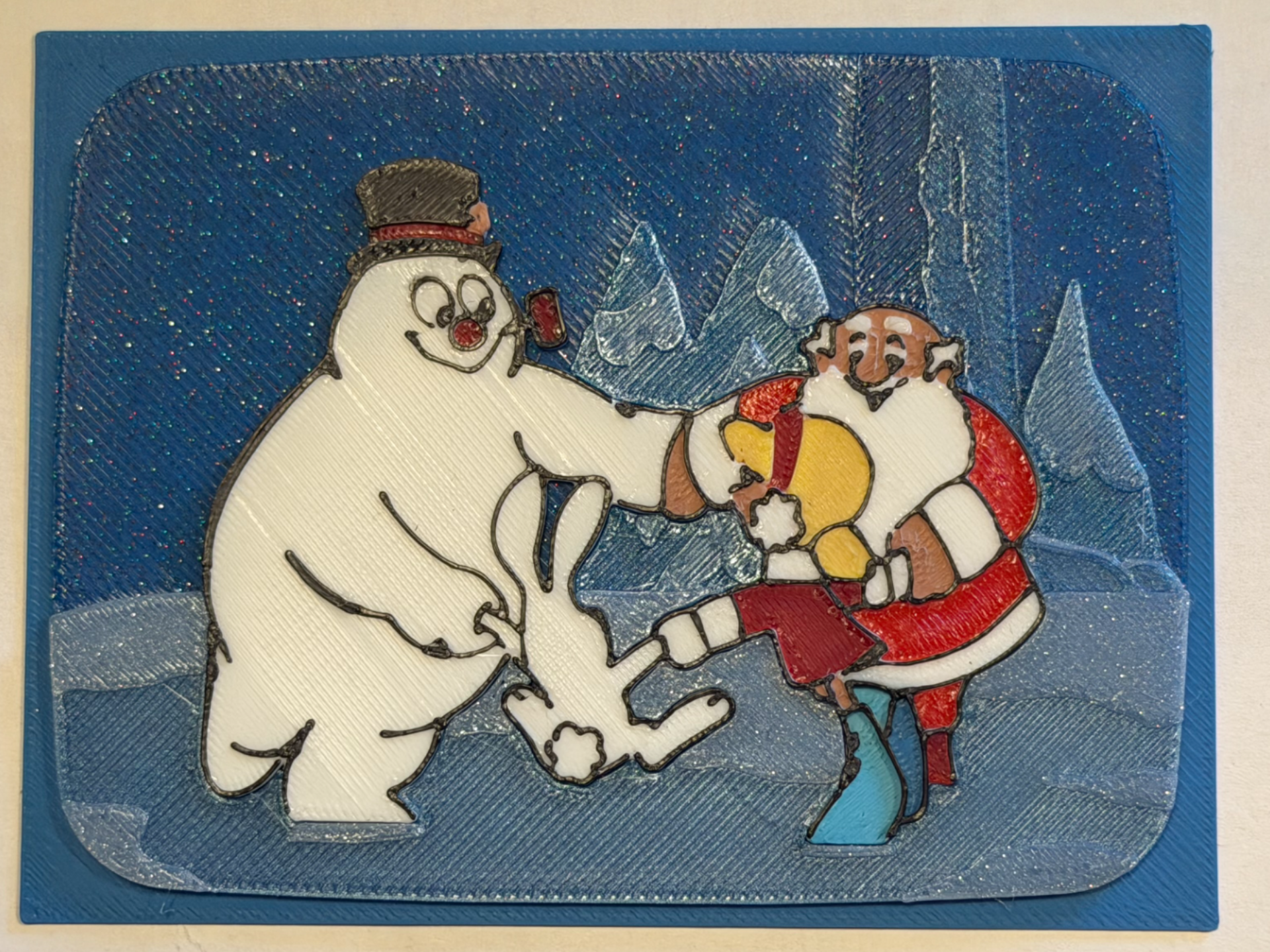 RetroTV Screen Insert - Frosty the Snowman